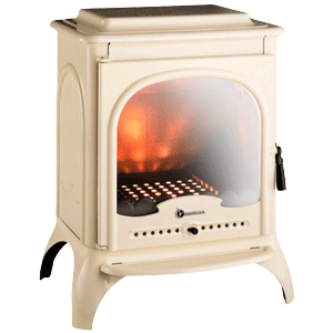 Печь-камин SEVILLE эмаль слоновая кость