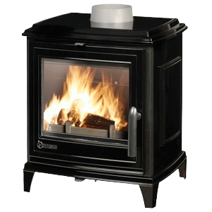 Печь-камин SEDAN S черная эмаль