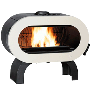 Печь-камин FIFTY SUR ARCHE эмаль слоновая кость